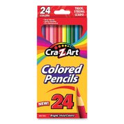 Cra-Z-Art Colored Pencils, 24 Assorted Lead/Barrel Colors, 24/Set 10403WM40